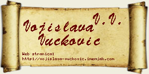 Vojislava Vučković vizit kartica